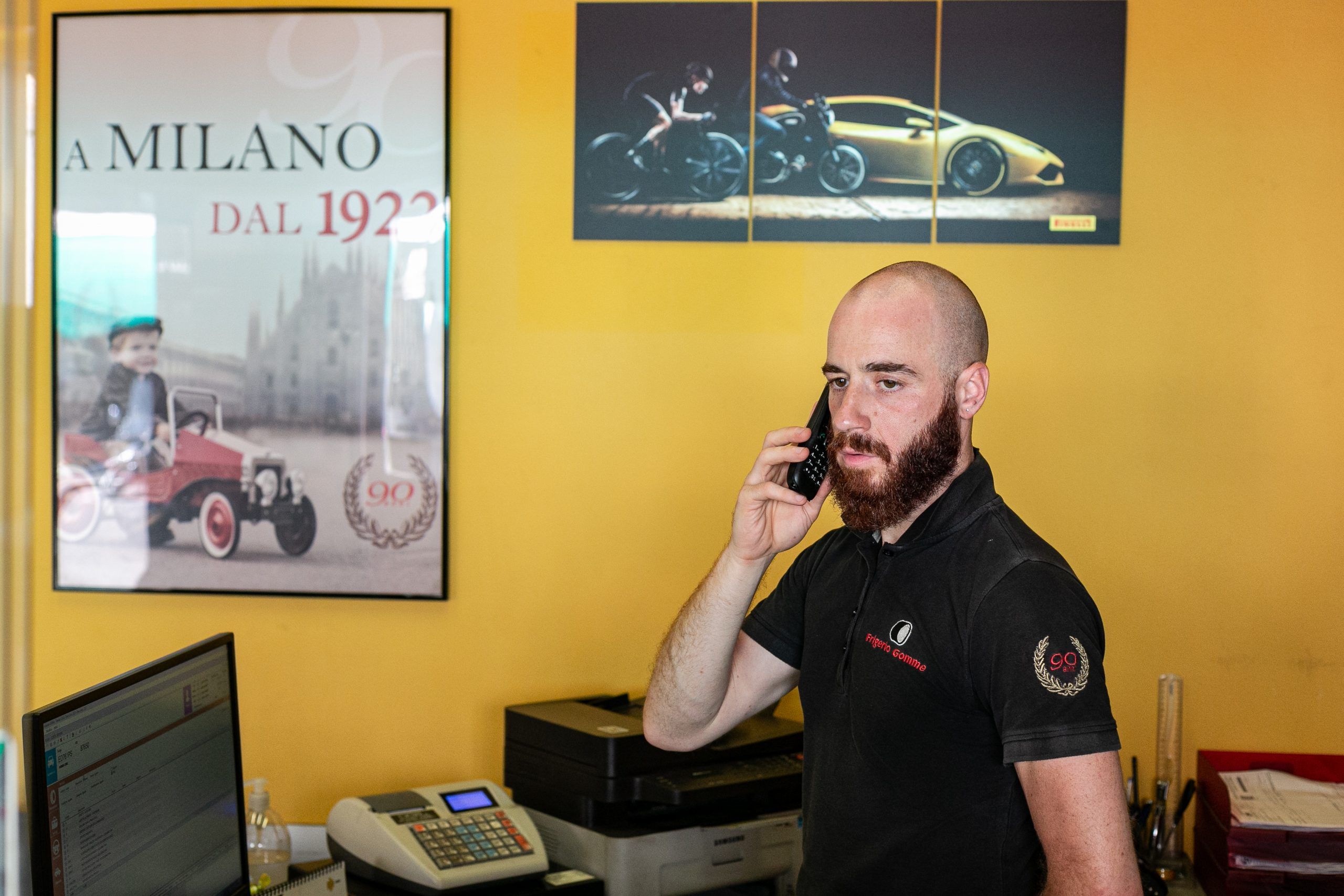 Frigerio Gomme via Battistotti Sassi Milano, segreteria