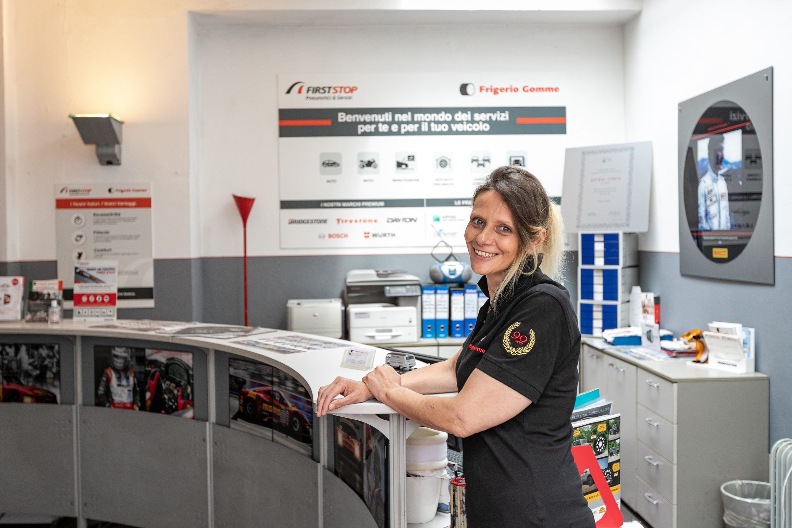 Frigerio Gomme via Marostica Milano, segreteria