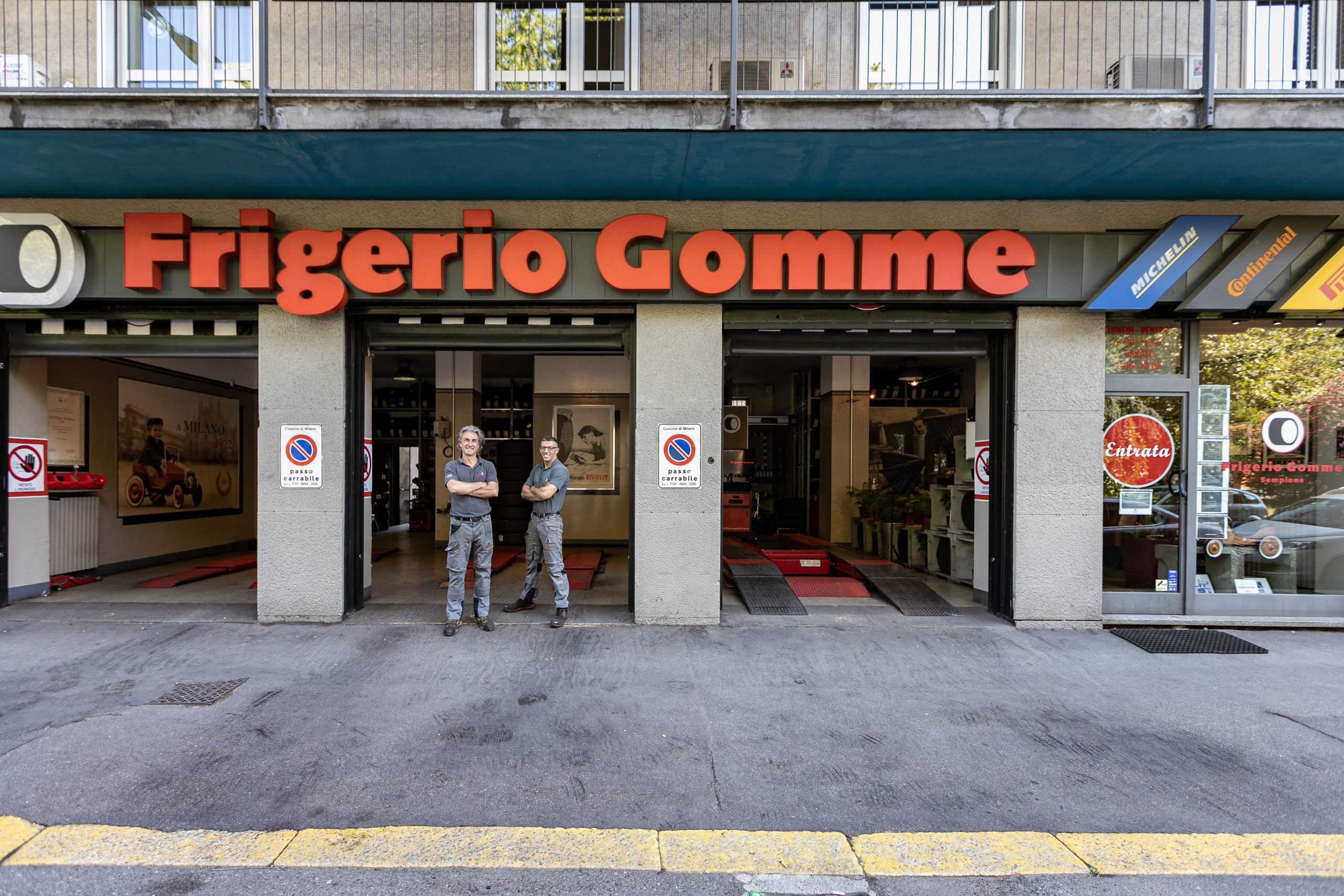 Gommista Milano, Corso Sempione